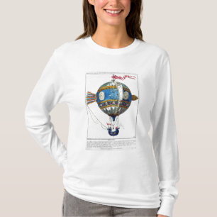 Entwerfen Sie für einen Heißluftballon mit einem T-Shirt