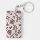 Entwerfen Sie für einen silk Damast, 1752 Schlüsselanhänger (Rückseite)