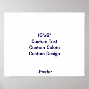 Entwerfen Sie Ihr eigenes 10"x8" Matt Poster