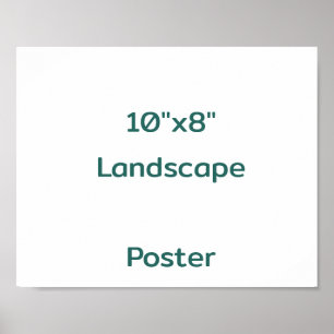 Entwerfen Sie Ihr eigenes 10"x8" Poster