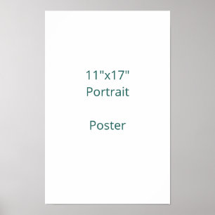 Entwerfen Sie Ihr eigenes 11"x17" Poster