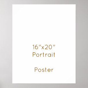 Entwerfen Sie Ihr eigenes 16"x20" Poster