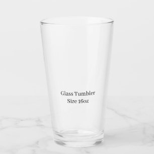 Entwerfen Sie Ihr eigenes 16oz benutzerdefiniertes Glas