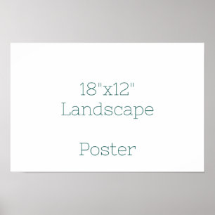 Entwerfen Sie Ihr eigenes 18"x12" Poster