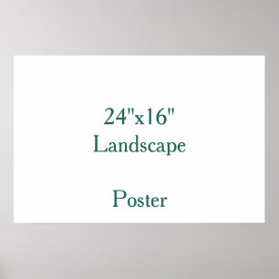 Entwerfen Sie Ihr eigenes 24"x16" Poster