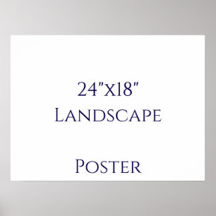 Entwerfen Sie Ihr eigenes 24"x18" Poster