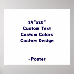 Entwerfen Sie Ihr eigenes 24"x20" Matt Poster