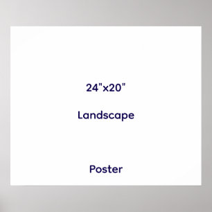 Entwerfen Sie Ihr eigenes 24"x20" Poster