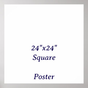 Entwerfen Sie Ihr eigenes 24"x24" Poster