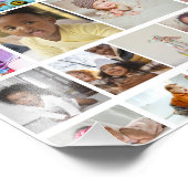 Entwerfen Sie Ihr eigenes 25 Foto Collage Poster (Ecke)