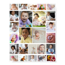 Entwerfen Sie Ihr eigenes 25 Foto Collage Poster