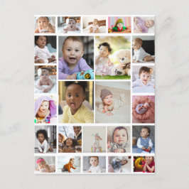 Entwerfen Sie Ihr eigenes 25 Foto Collage Poster Postkarte