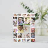 Entwerfen Sie Ihr eigenes 25 Foto Collage Poster Postkarte (Stehend Vorderseite)