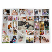 Entwerfen Sie Ihr eigenes 35 Foto Collage Poster Große Geschenktüte (Vorderseite)