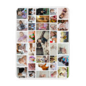 Entwerfen Sie Ihr eigenes 35 Foto Collage Poster Magnet (Vertikal)