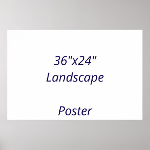 Entwerfen Sie Ihr eigenes 36"x24" Poster
