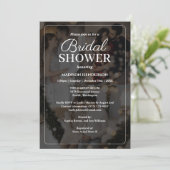 Entwerfen Sie Ihr eigenes 3 Foto Collage Brautpart Einladung (Stehend Vorderseite)