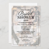 Entwerfen Sie Ihr eigenes 3 Foto Collage Brautpart Einladung (Vorne/Hinten)