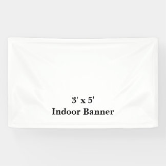 Entwerfen Sie Ihr eigenes 3'x5' Indoor-Vinylbanner Banner