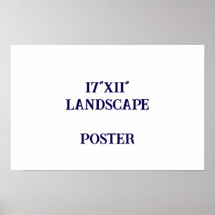Entwerfen Sie Ihr eigenes 43x28 cm großes Produkt Poster