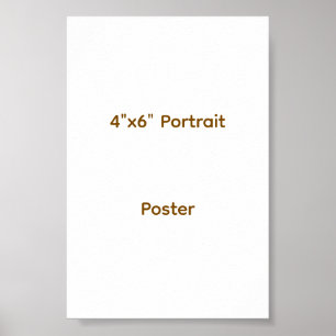 Entwerfen Sie Ihr eigenes 4"x6" Poster