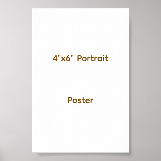 Entwerfen Sie Ihr eigenes 4"x6" Poster (Vorne)