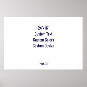 Entwerfen Sie Ihr eigenes 61x40,6 cm großes Matt Poster