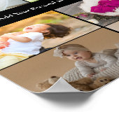 Entwerfen Sie Ihr eigenes 8 Foto Collage Poster (Ecke)