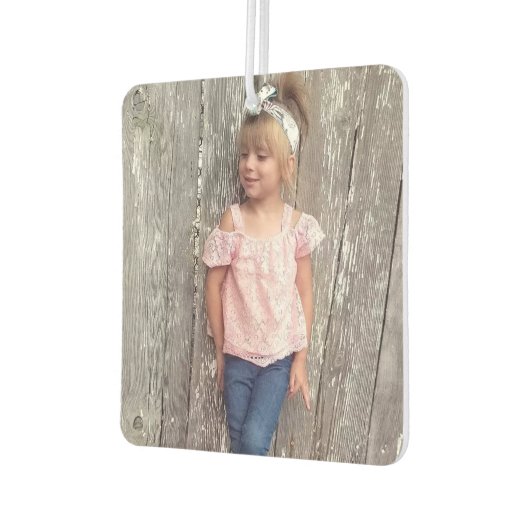 Entwerfen Sie Ihr eigenes Auto für Ihr Foto Autolufterfrischer (Links)