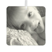 Entwerfen Sie Ihr eigenes Auto für Ihr Foto Autolufterfrischer (Rückseite)