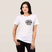 Entwerfen Sie Ihr eigenes benutzerdefiniertes Logo Tri-Blend Shirt (Vorderseite voll)