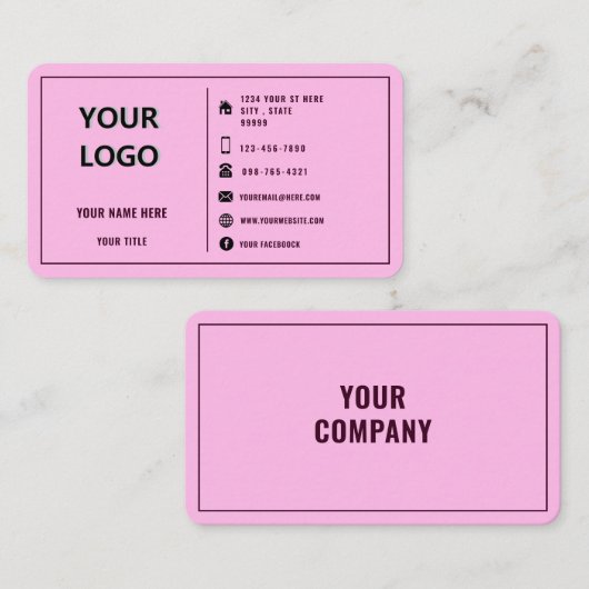 Entwerfen Sie Ihr eigenes Berufliches Visitenkarte (Vorne/Hinten)