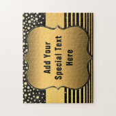 Entwerfen Sie Ihr eigenes Black Gold Puzzle mit be (Vertikal)