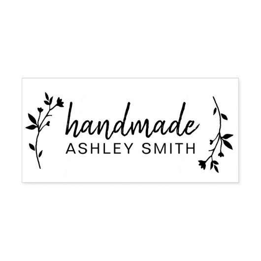 Entwerfen Sie Ihr eigenes blühendes, rustikales Ha Gummistempel (Prägung)