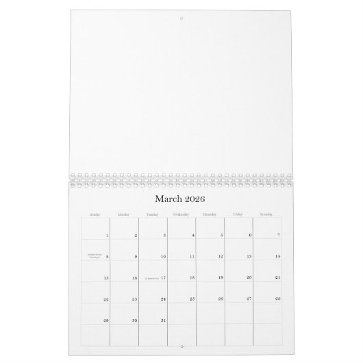Entwerfen Sie Ihr eigenes Calander Kalender (Mär 2026)
