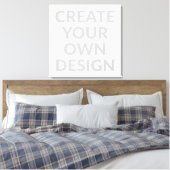 Entwerfen Sie Ihr eigenes Design Leinwanddruck (Insitu (Schlafzimmer))