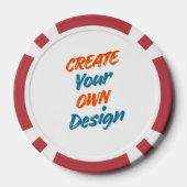 Entwerfen Sie Ihr eigenes Design Pokerchips (Rückseite)