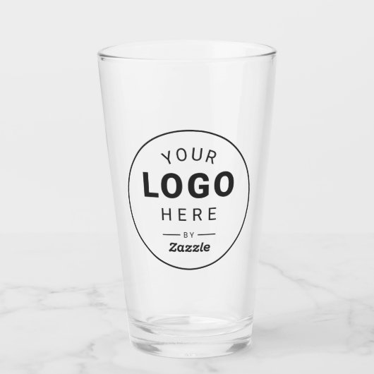 Entwerfen Sie Ihr eigenes Firmenlogo-Design Glas (Vorderseite)