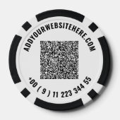 Entwerfen Sie Ihr eigenes Firmenlogo Poker Chips V (Rückseite)