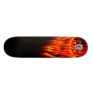 Entwerfen Sie Ihr eigenes Flammenskateboard Skateboard