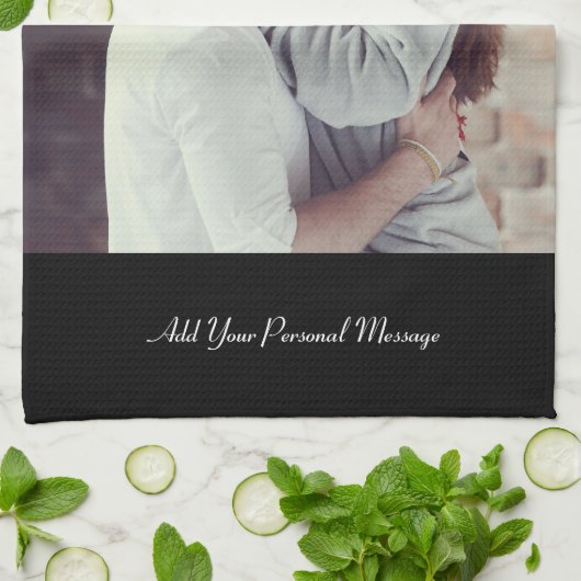 Entwerfen Sie Ihr eigenes Foto Geschirrtuch (Gefaltet)