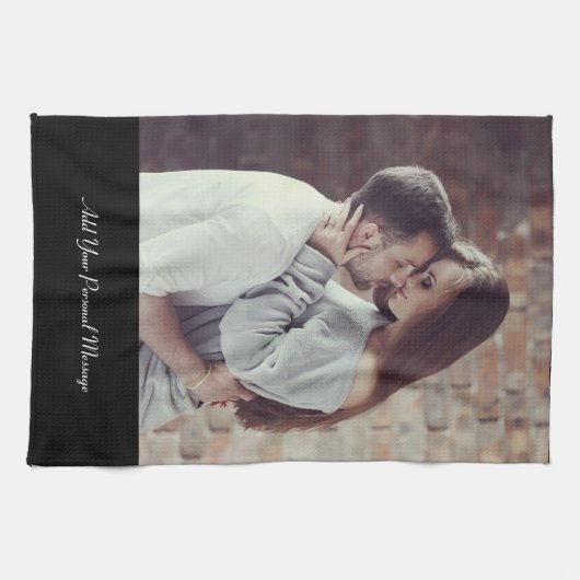 Entwerfen Sie Ihr eigenes Foto Geschirrtuch (Horizontal)