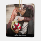 Entwerfen Sie Ihr eigenes Foto Keramikornament (Links)