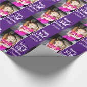 Entwerfen Sie Ihr eigenes Foto Personalisiert zum Geschenkpapier (Ecke)