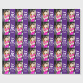 Entwerfen Sie Ihr eigenes Foto Personalisiert zum Geschenkpapier (Flach)