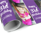 Entwerfen Sie Ihr eigenes Foto Personalisiert zum Geschenkpapier (Rolleneckpunkt)