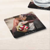 Entwerfen Sie Ihr eigenes Foto Rechteckiger Pappuntersetzer (angewinkelt)