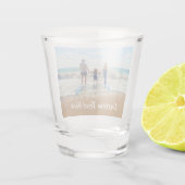Entwerfen Sie Ihr eigenes Foto-Shootglas mit benut Schnapsglas (Rückseite)