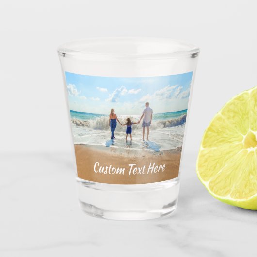 Entwerfen Sie Ihr eigenes Foto-Shootglas mit benut Schnapsglas (Vorderseite)