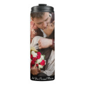 Entwerfen Sie Ihr eigenes Foto Thermosbecher (Vorderseite)